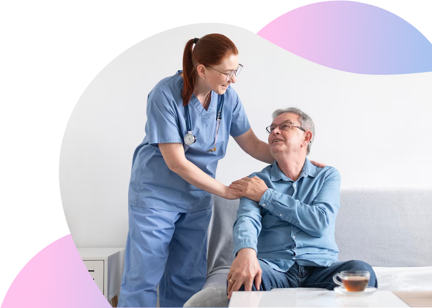 Caregiver and Patient